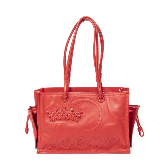 Loewe Studded Crown Shopper Tote